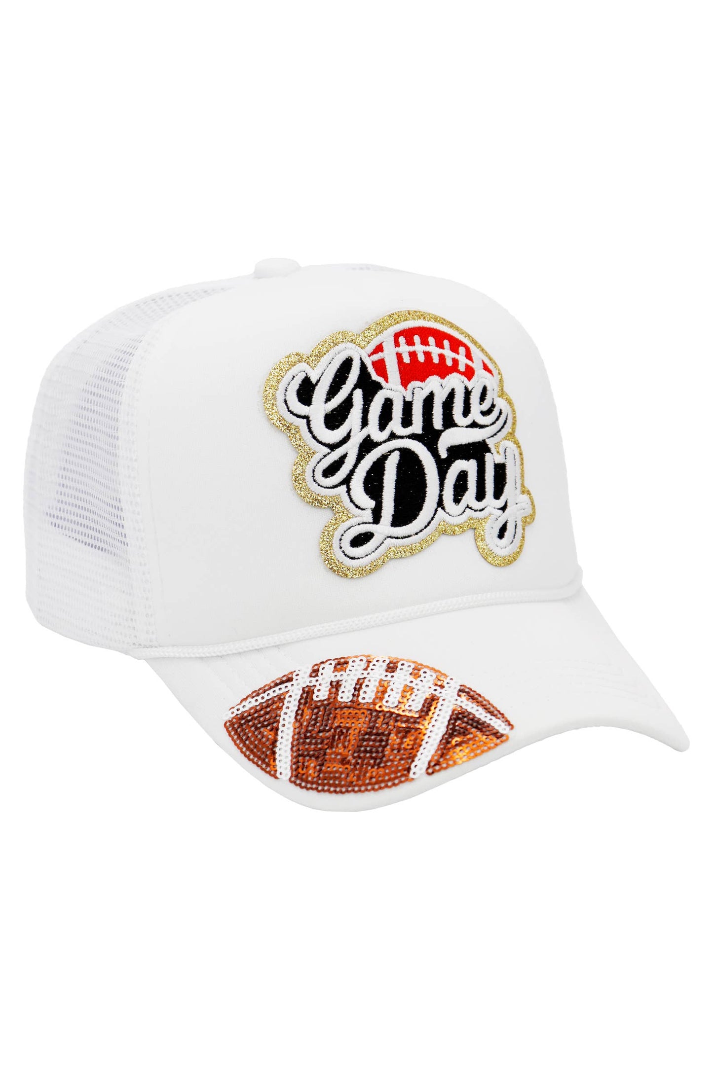 Football Gameday Patch Sponge Trucker Hat