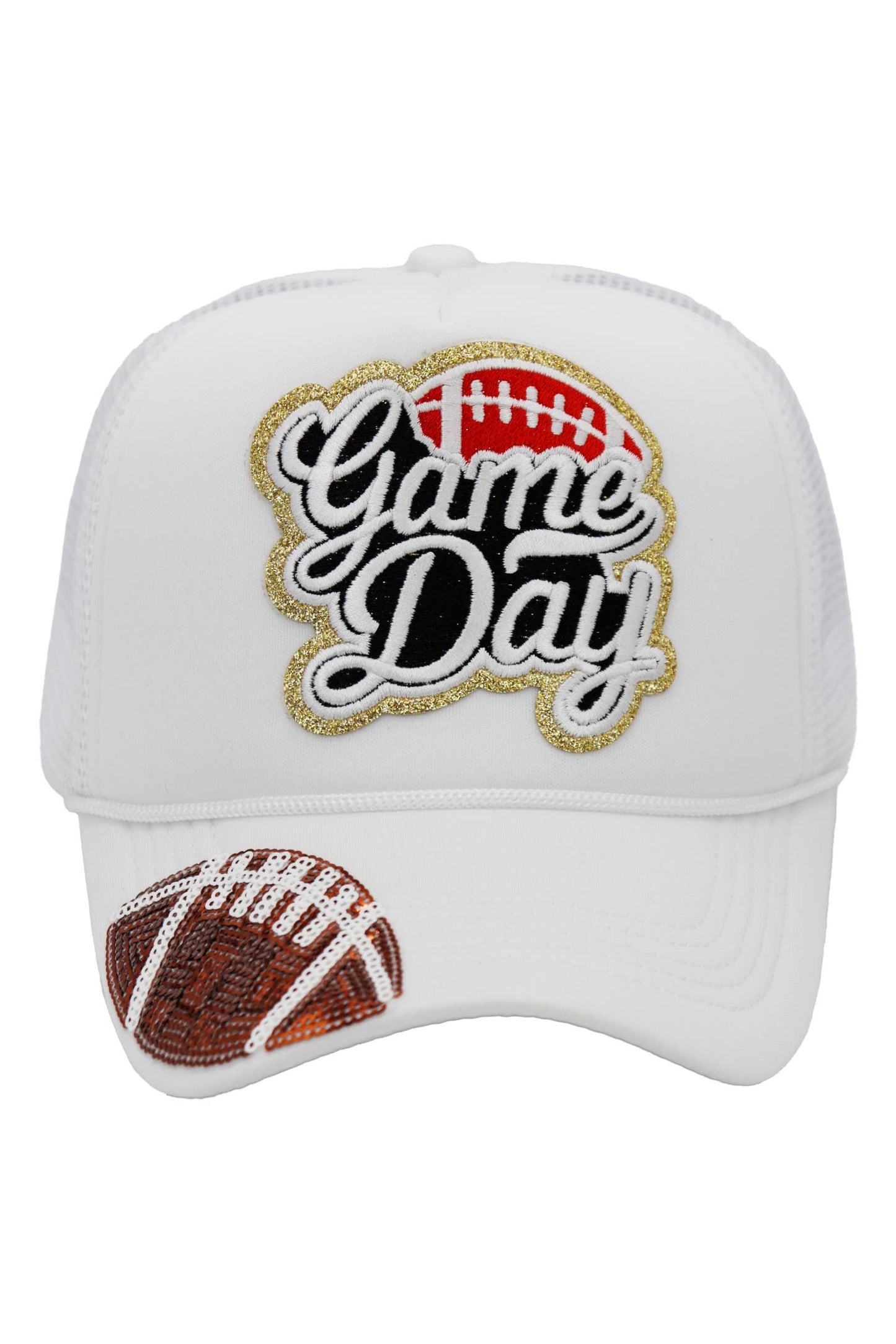 Football Gameday Patch Sponge Trucker Hat