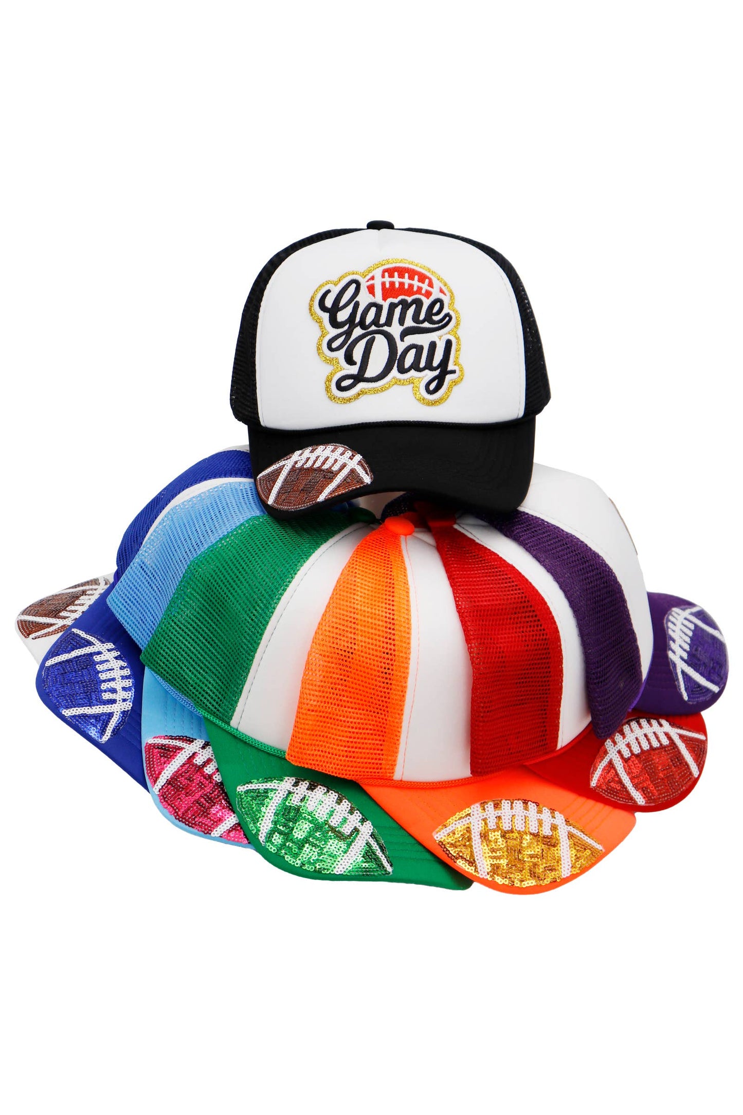 Football Gameday Patch Sponge Trucker Hat