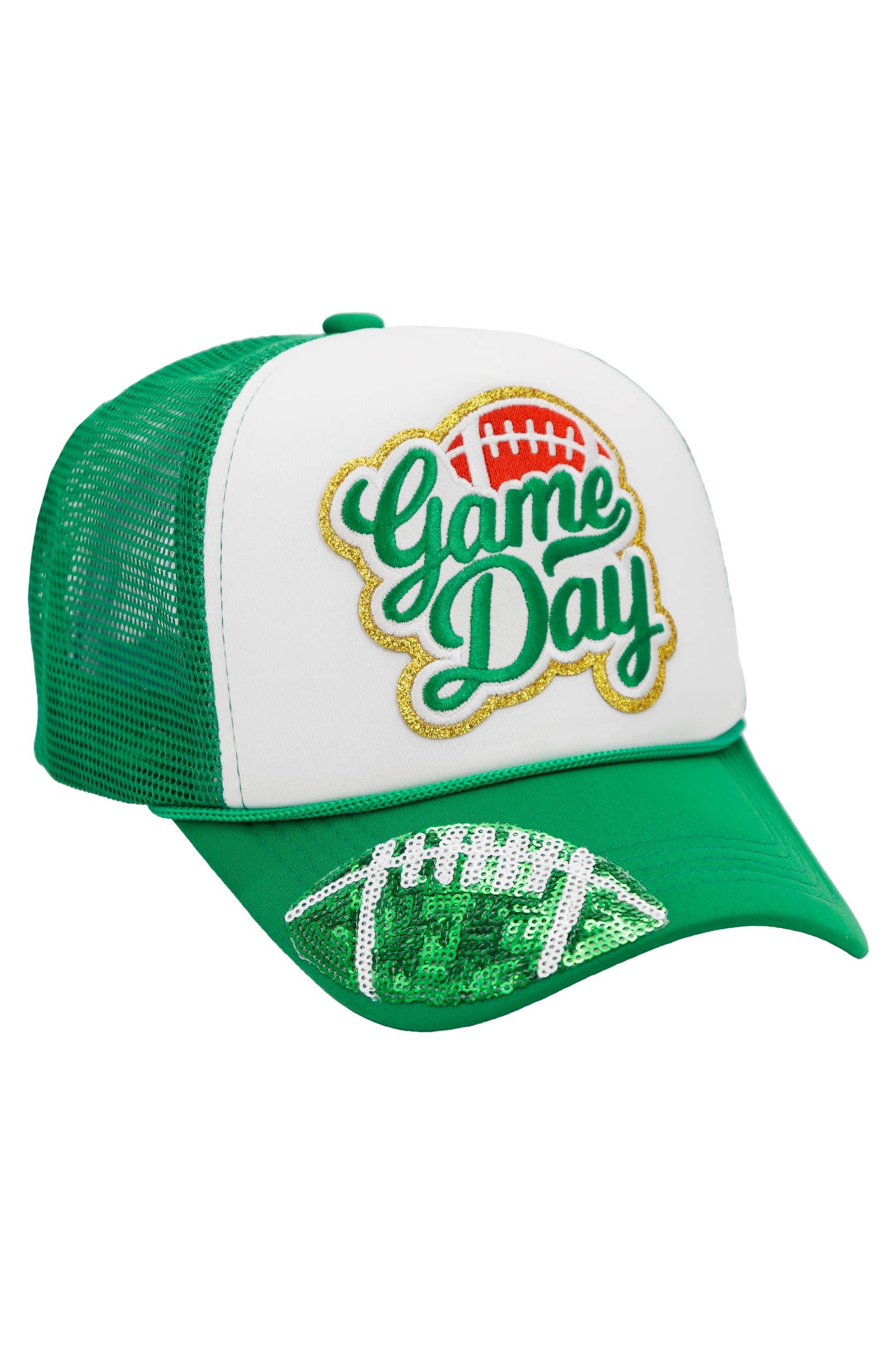 Football Gameday Patch Sponge Trucker Hat