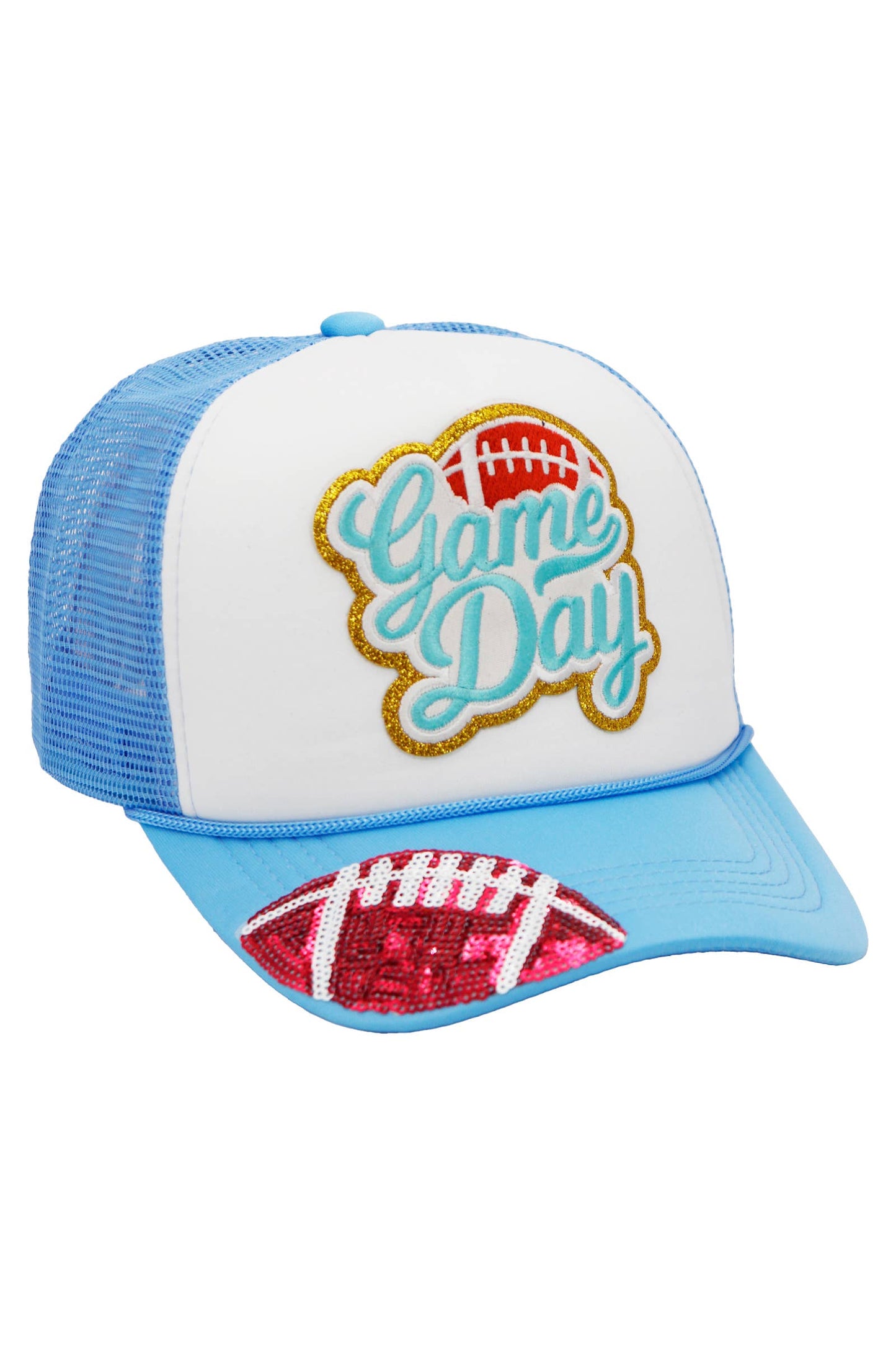 Football Gameday Patch Sponge Trucker Hat