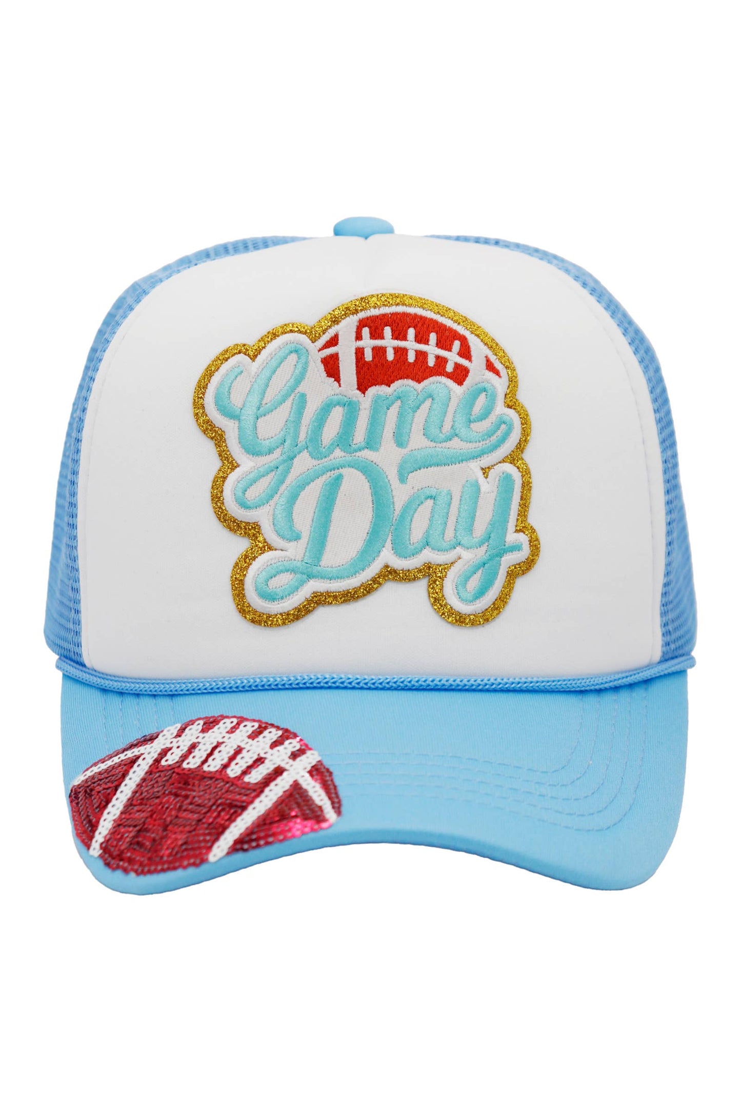 Football Gameday Patch Sponge Trucker Hat