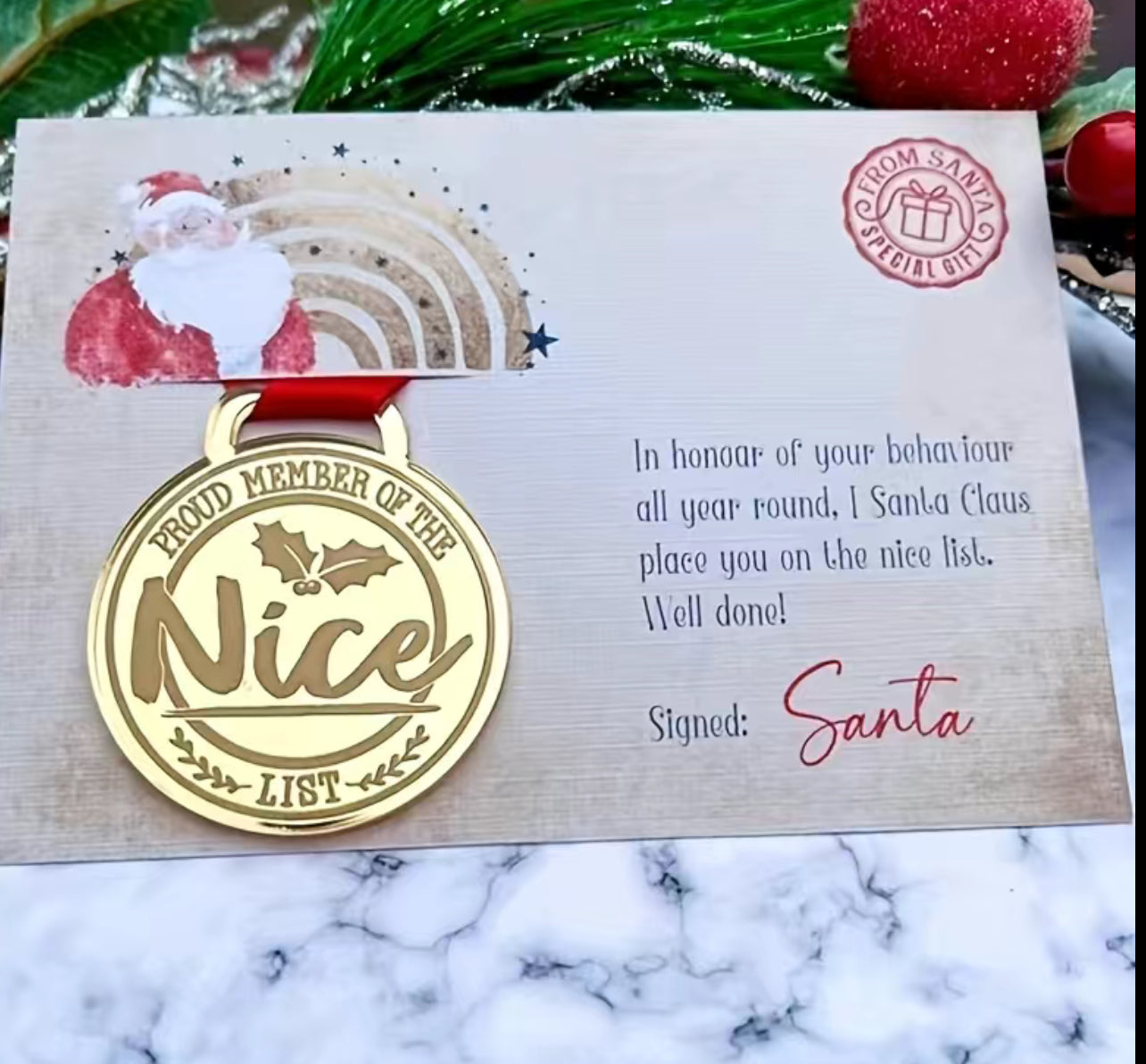 Nice List Medal
