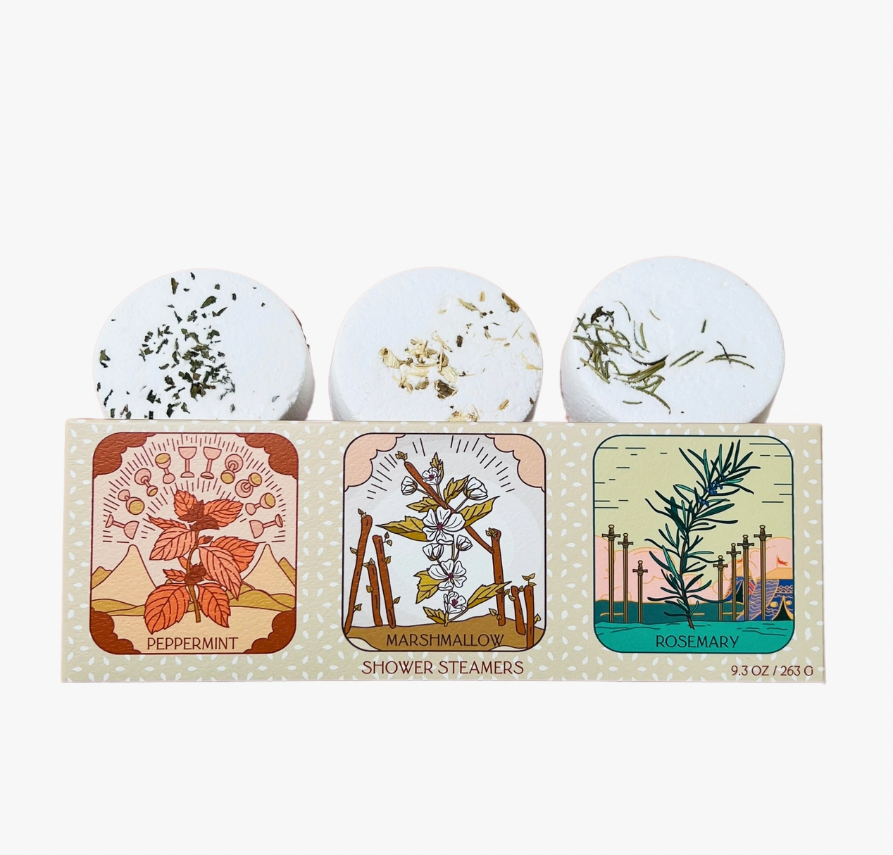 Limited Edition Holiday Tarot Shower Steamer Set