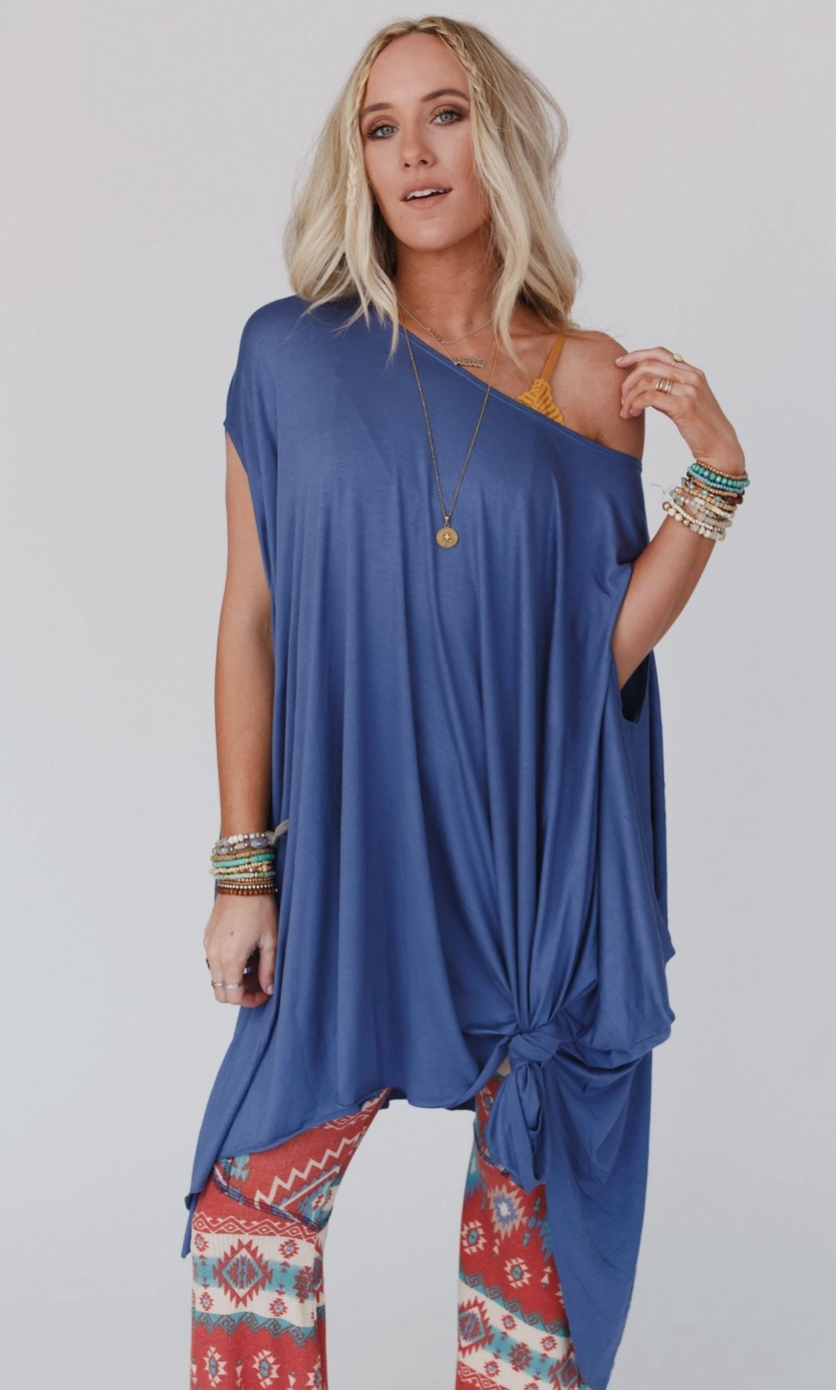 The Wren Tunic - Deep Denim