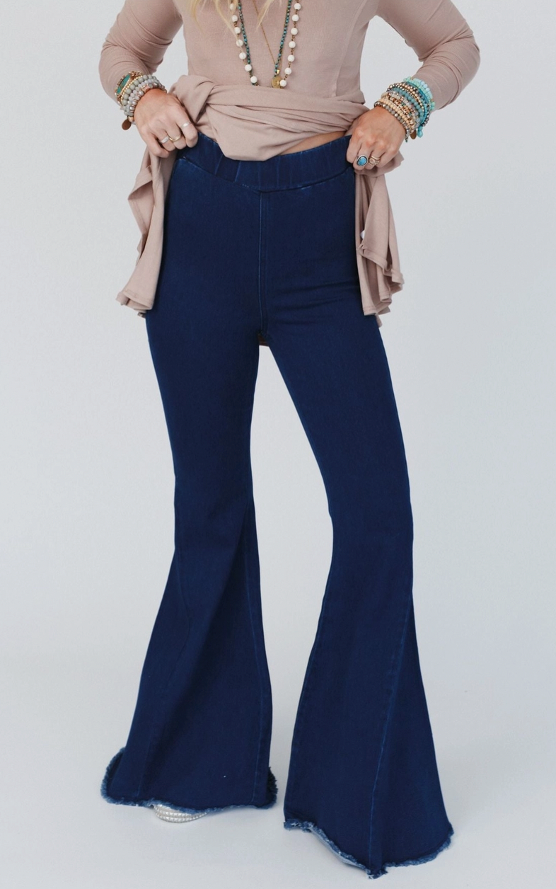 The Signature Flare - Dark Denim