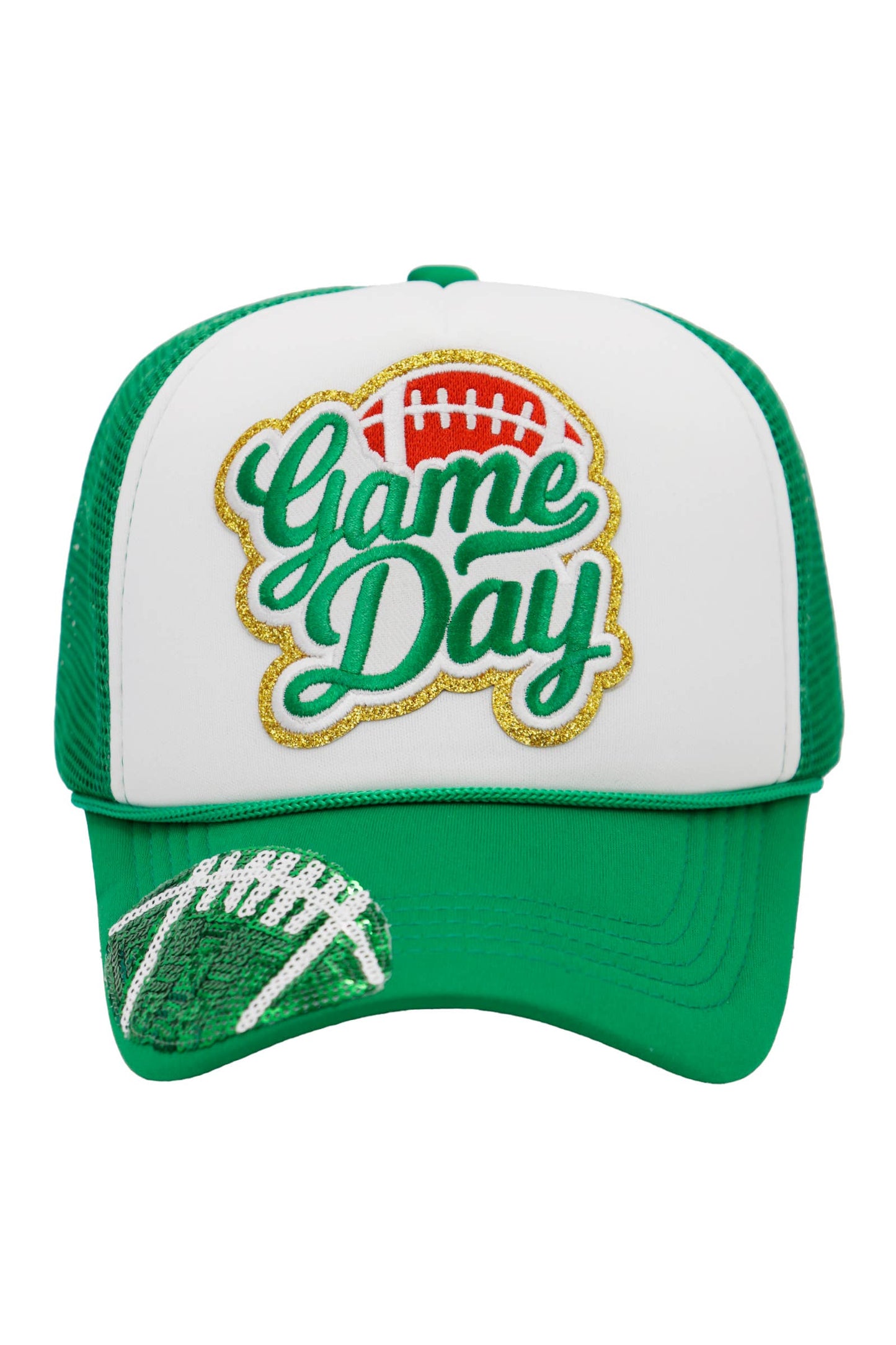 Football Gameday Patch Sponge Trucker Hat
