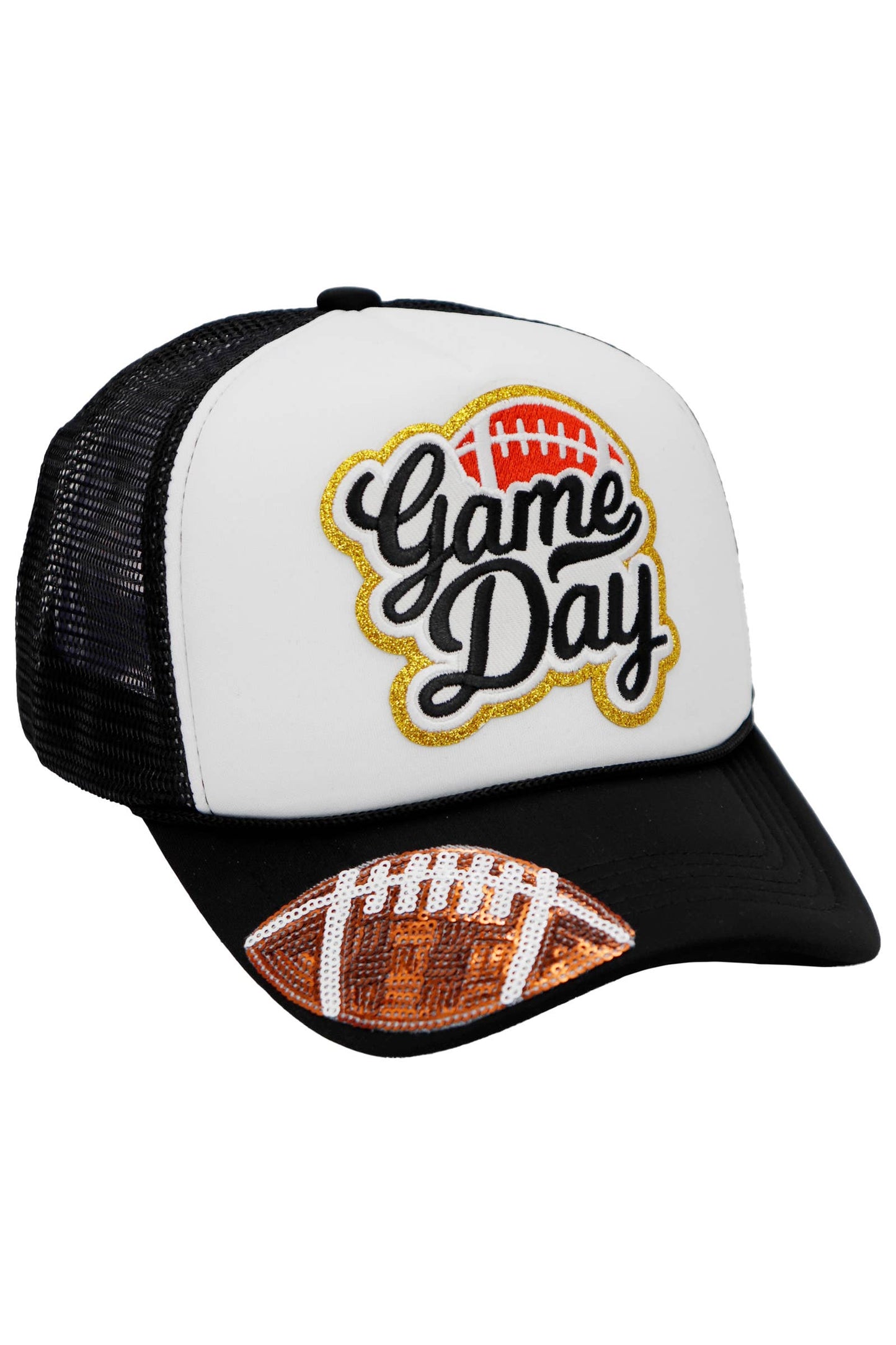 Football Gameday Patch Sponge Trucker Hat