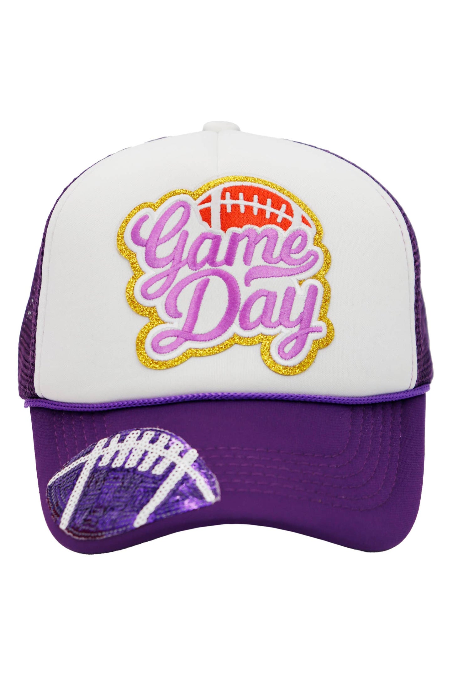 Football Gameday Patch Sponge Trucker Hat