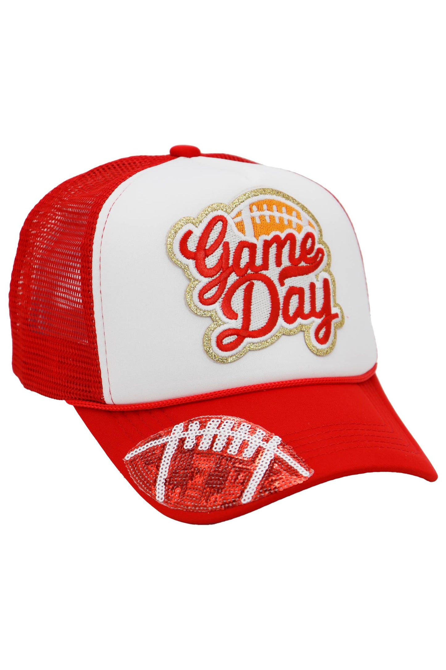 Football Gameday Patch Sponge Trucker Hat