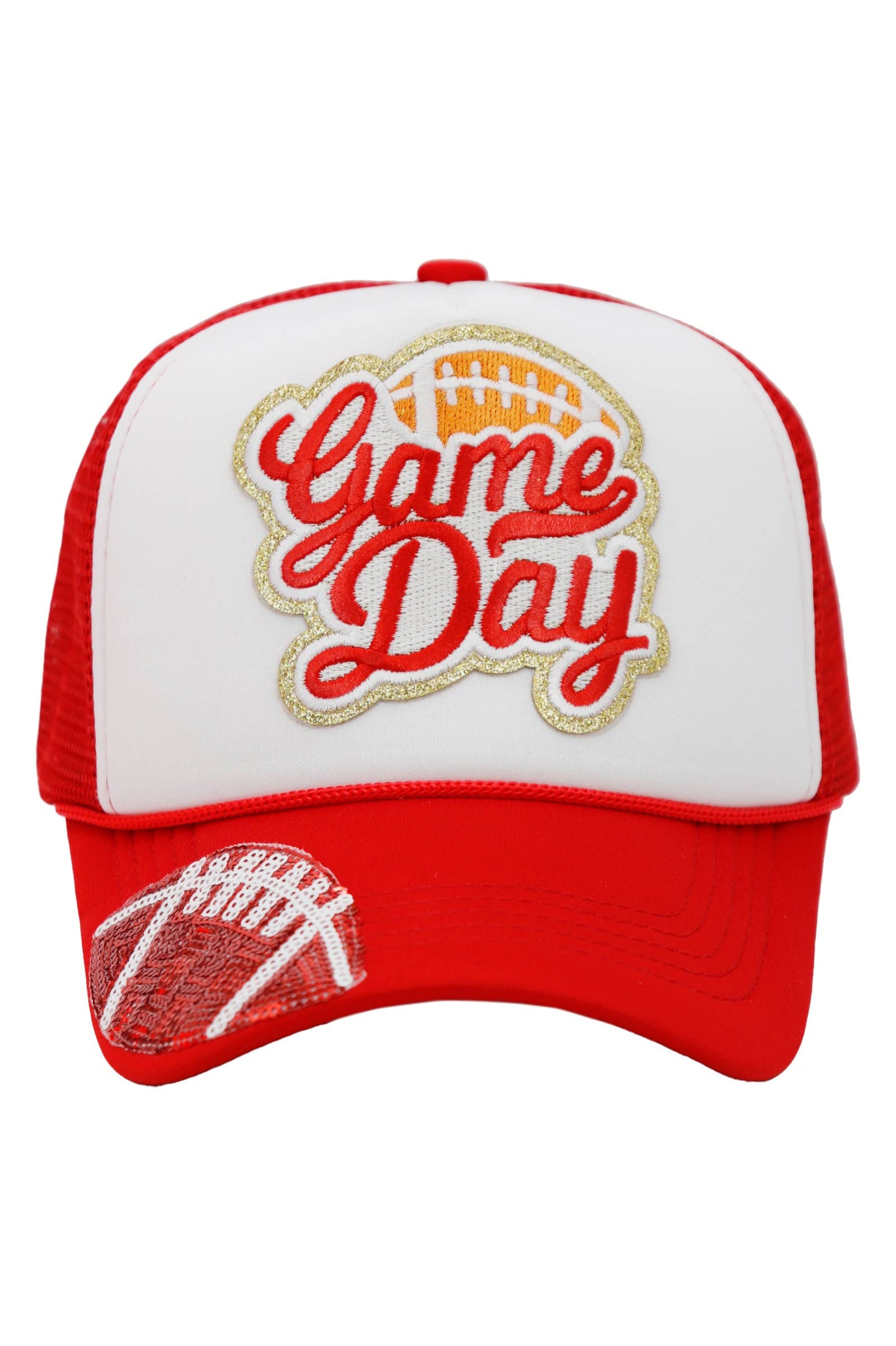 Football Gameday Patch Sponge Trucker Hat