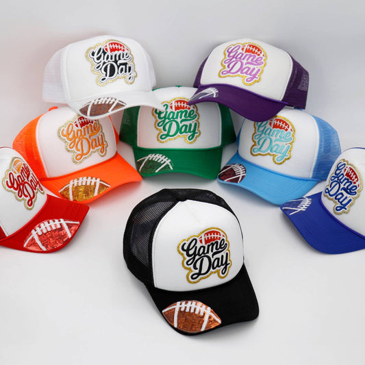 Football Gameday Patch Sponge Trucker Hat