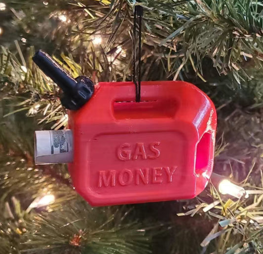 Gas Can *Cash Gift* Ornament