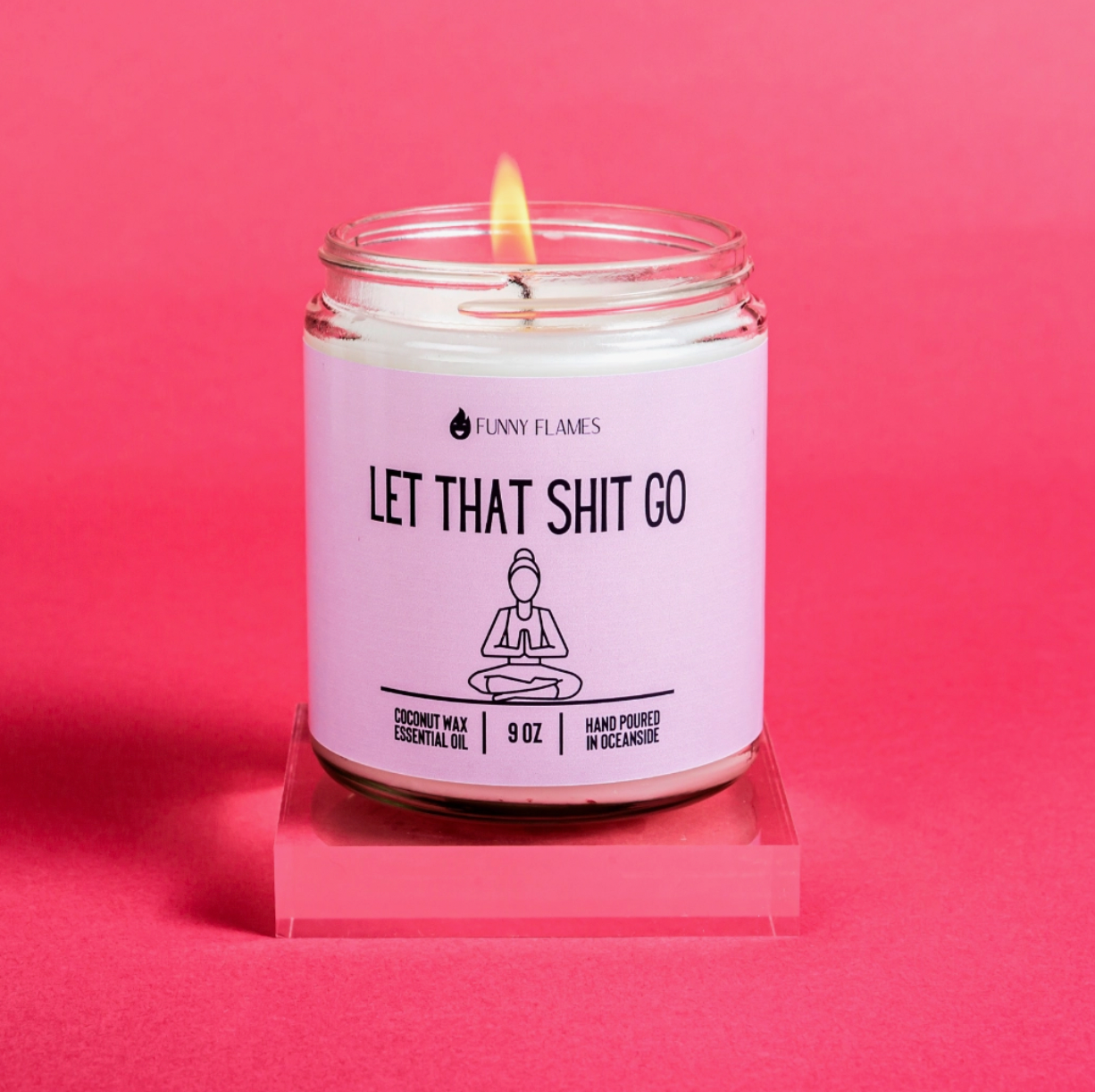 Let That Sh*t Go Funny Candle